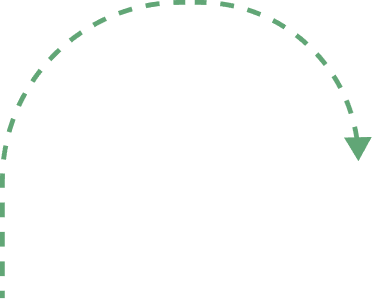image of dashed with arrow line