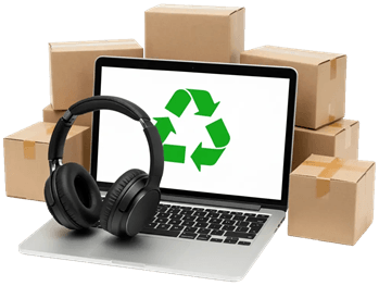 image of laptop with boxes