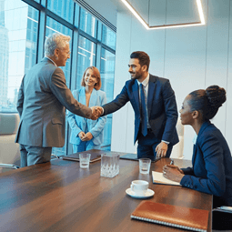 image of business meeting