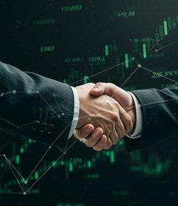image of business professionals shaking hands