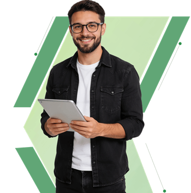 image of man with laptop image