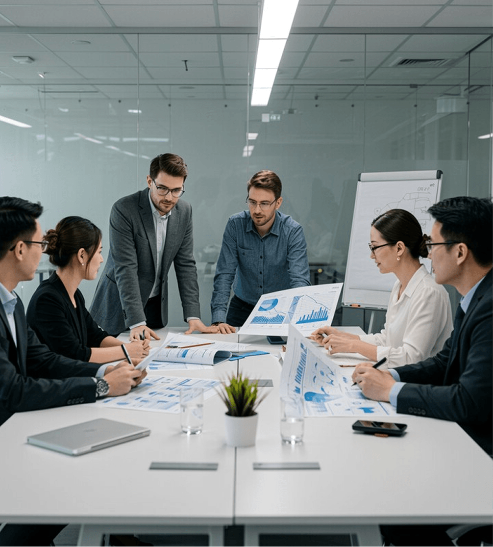 image of pricing intelligence team meeting