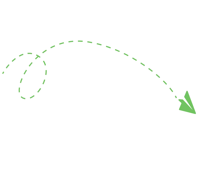 wavy green arrow image